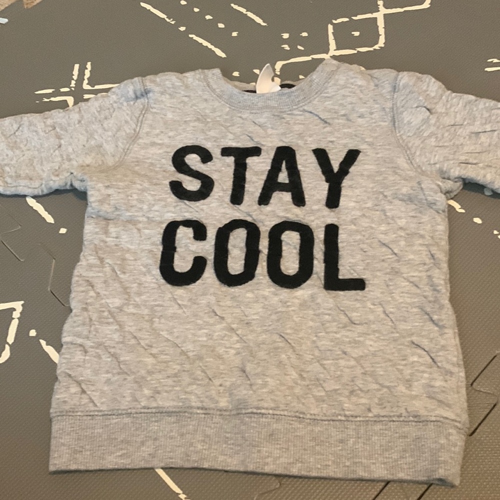 3 Long sleeve sweatshirt.  Three brands Ralph Lauren, H&M, and Baby Gap,